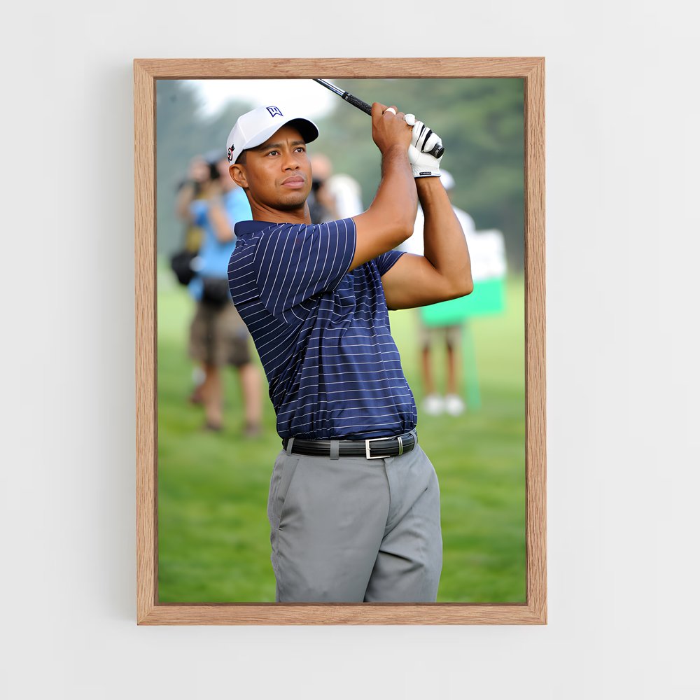 ap-tiger woods-1 cadre Bois clair