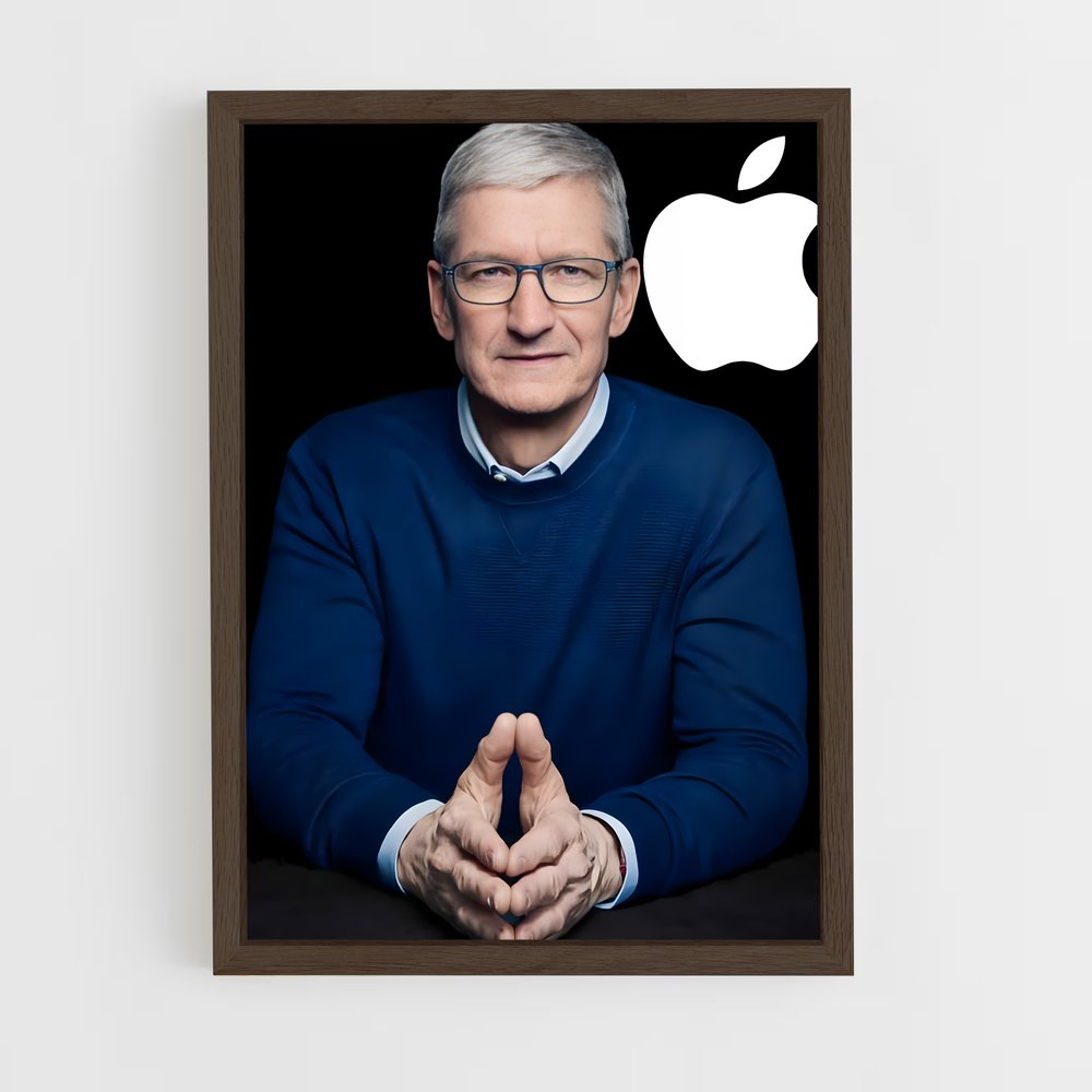 ap-tim cook-1 cadre Bois foncé