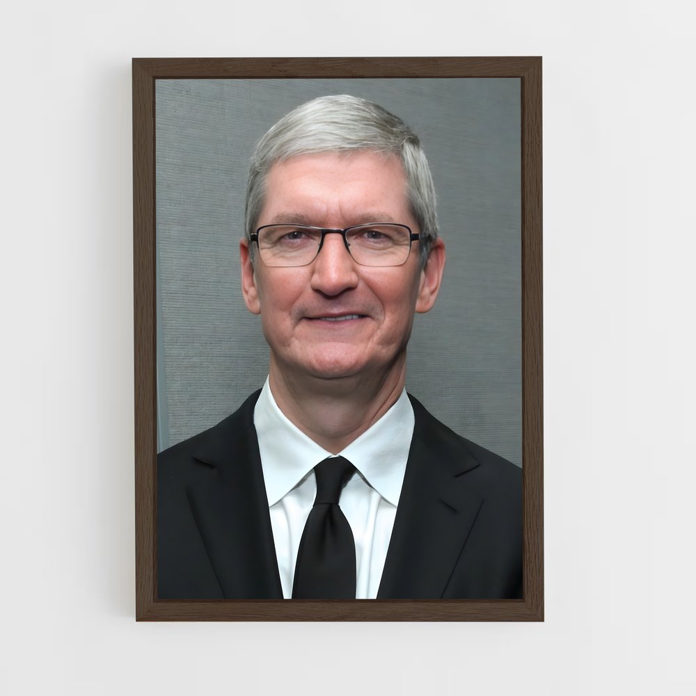 ap-tim cook-5 cadre Bois foncé