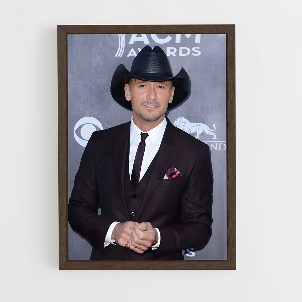 ap-tim mcgraw-7 cadre Bois foncé
