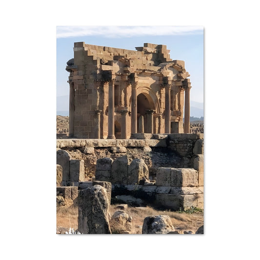 Poster Timgad roman ruins 85899
