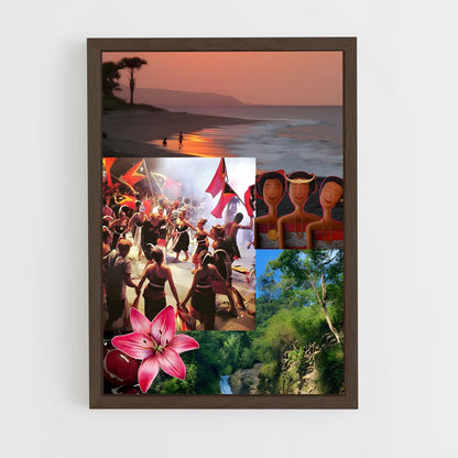 ap-timor leste-4 cadre Bois foncé