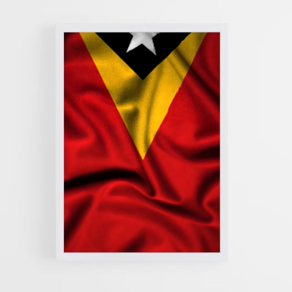 ap-timor leste flag-2 cadre Blanc