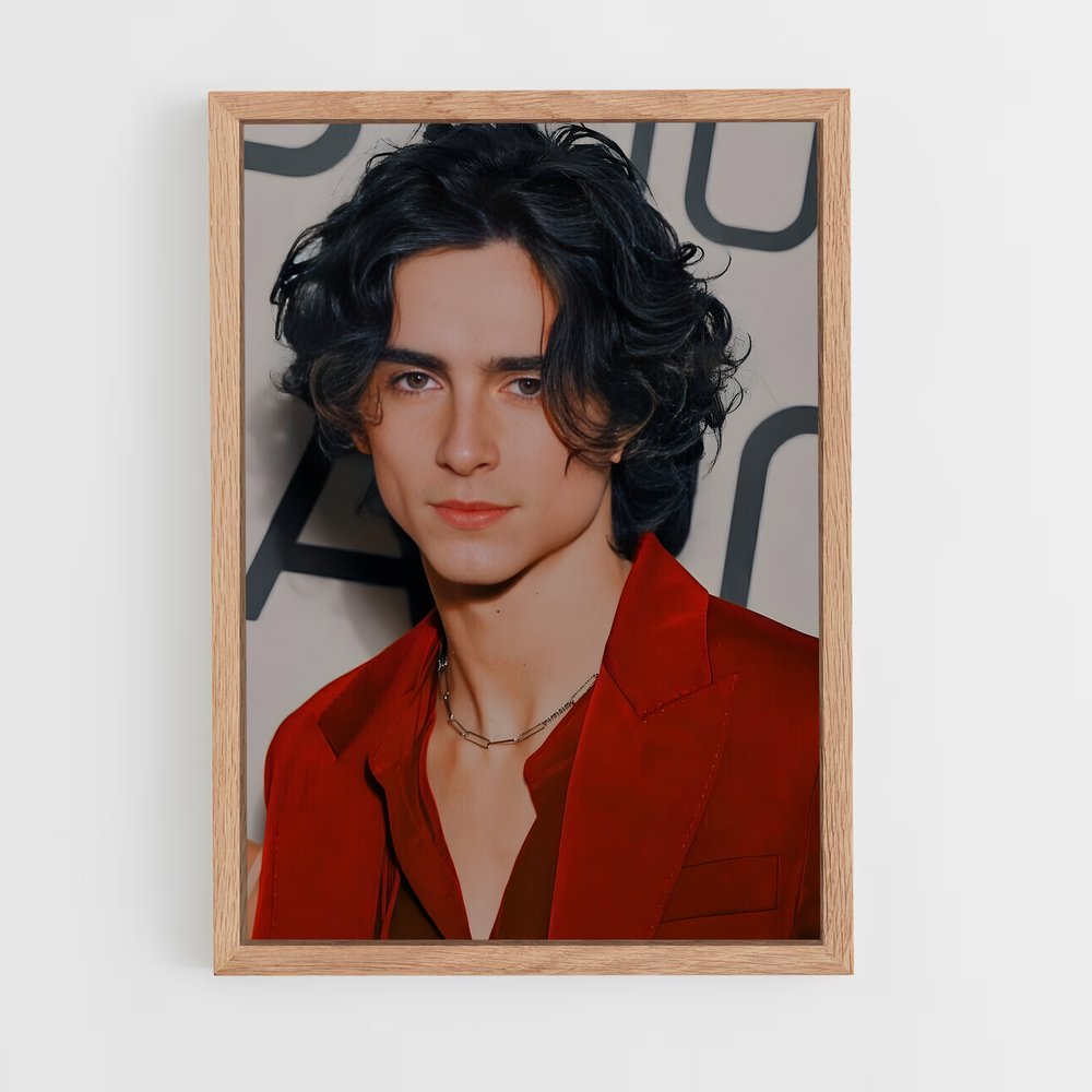 ap-timothee chalamet-9 cadre Bois clair