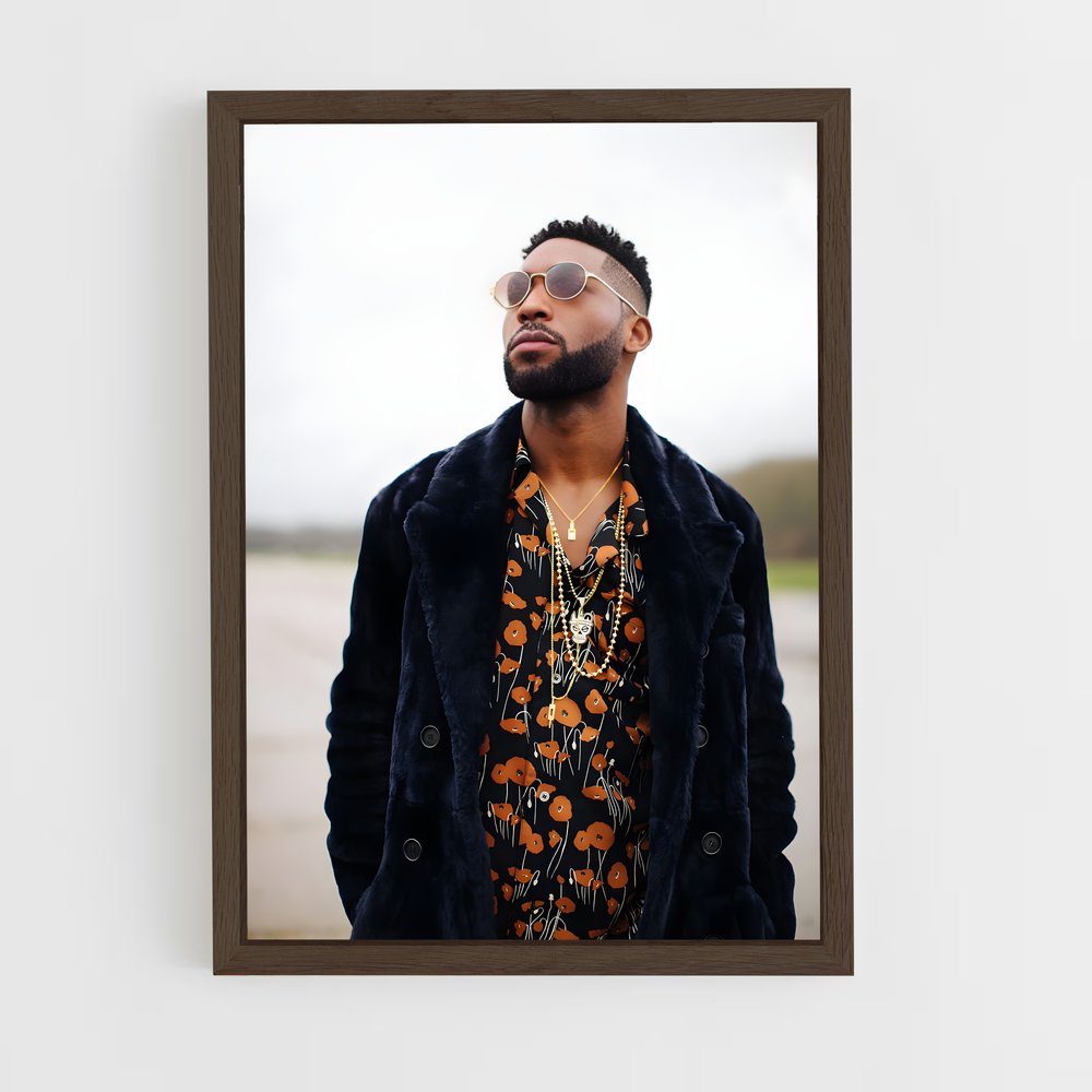 ap-tinie tempah-2 cadre Bois foncé