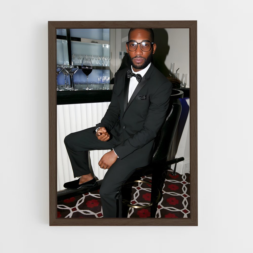 ap-tinie tempah-3 cadre Bois foncé