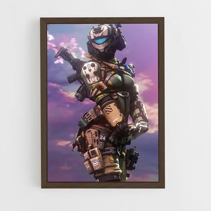 ap-titanfall-4 cadre Bois foncé