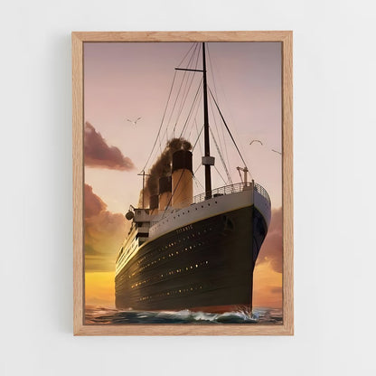ap-titanic-3 cadre Bois clair