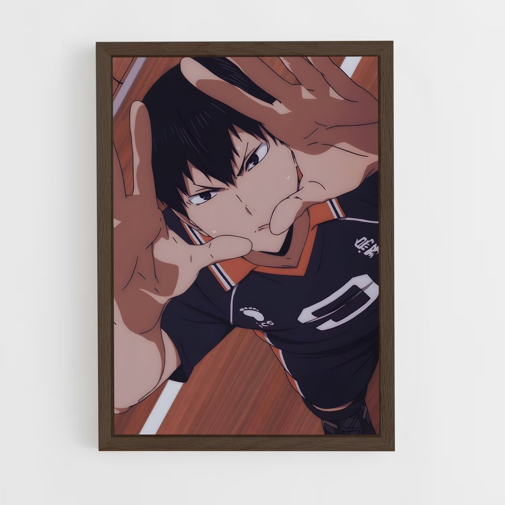 ap-tobio kageyama-1 cadre Bois foncé