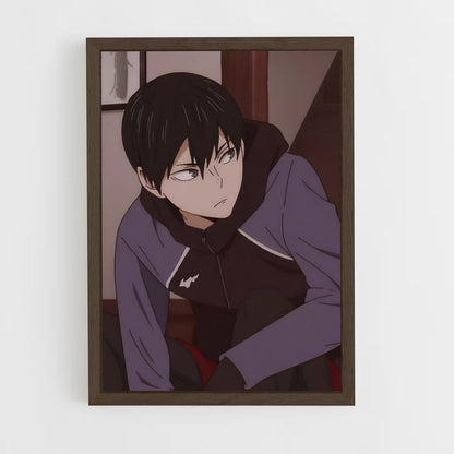 ap-tobio kageyama-2 cadre Bois foncé