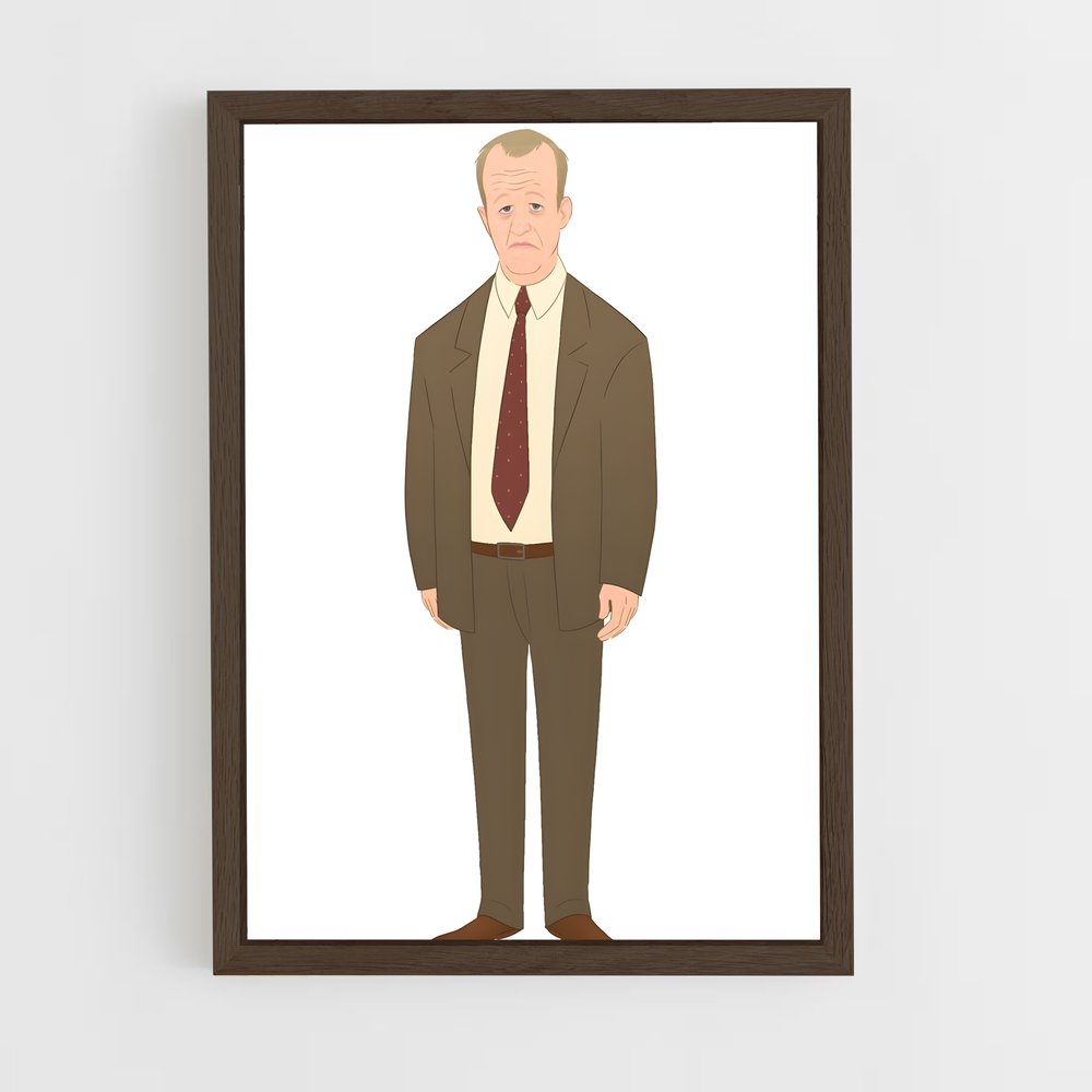 ap-toby flenderson-1 cadre Bois foncé