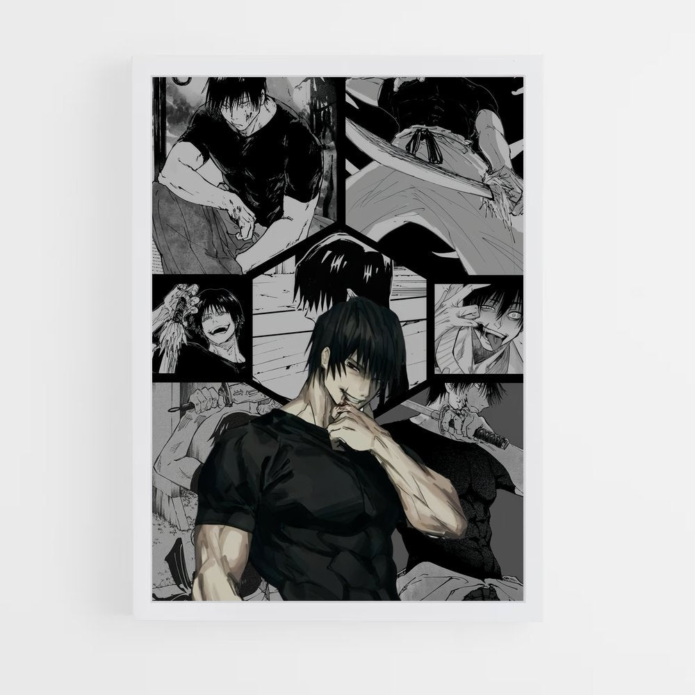 ap-toji fushiguro-2 cadre Blanc