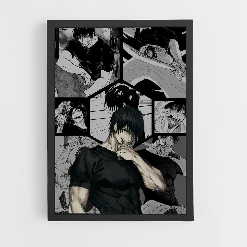 ap-toji fushiguro-2 cadre Noir