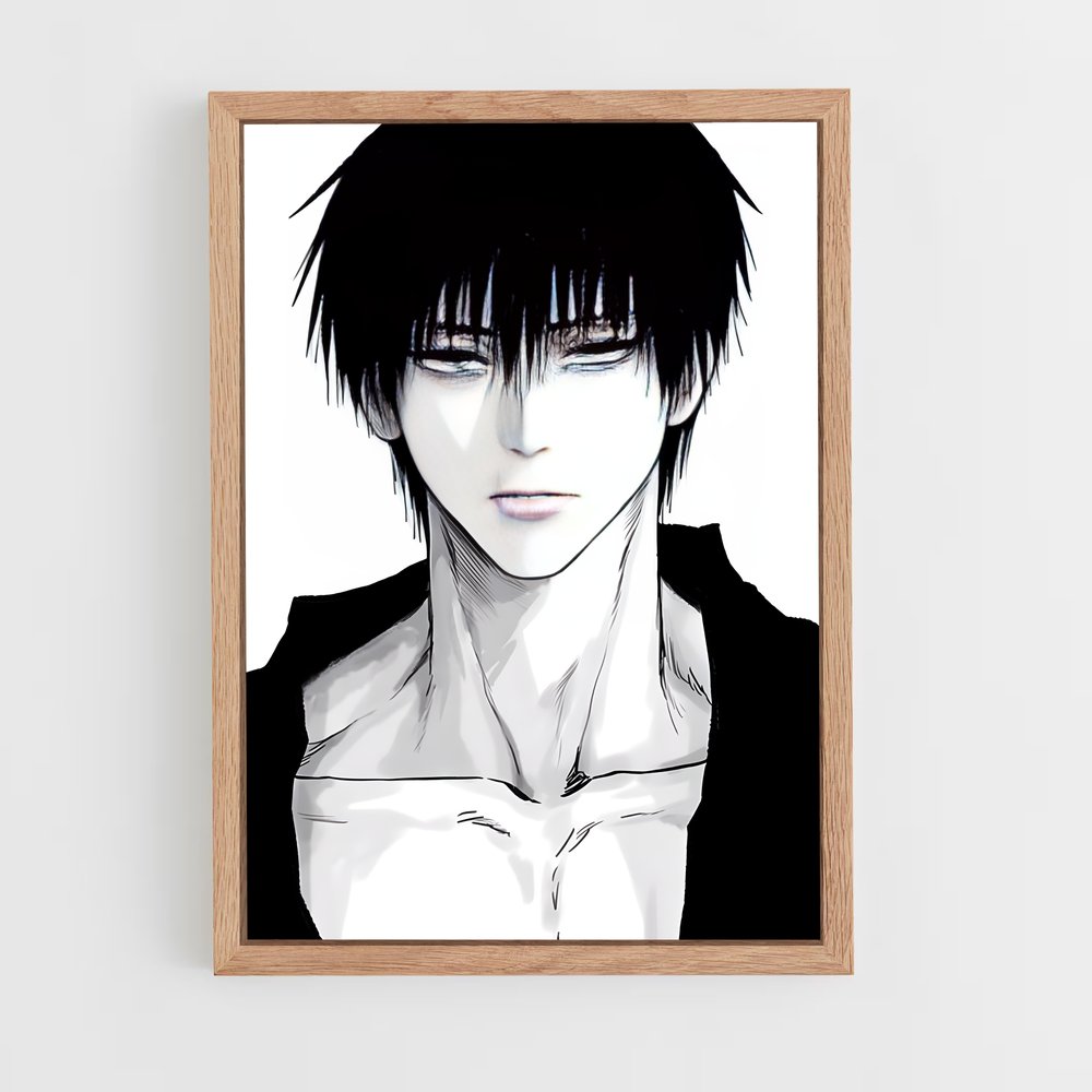 ap-toji fushiguro-4 cadre Bois clair