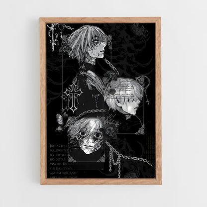ap-tokyo ghoul-2 cadre Bois clair