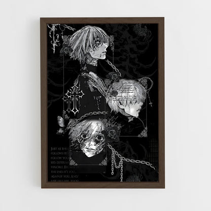 ap-tokyo ghoul-2 cadre Bois foncé