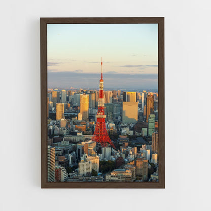 ap-tokyo tower-12 cadre Bois foncé