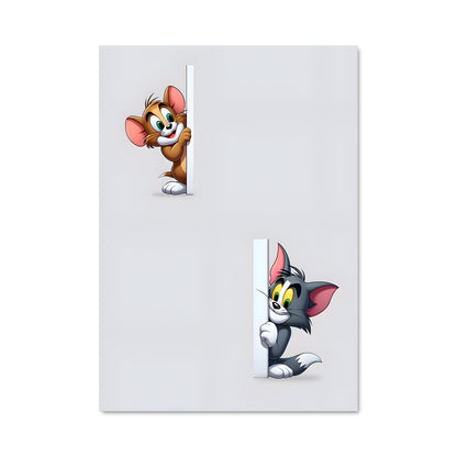 Poster Chat Curieux