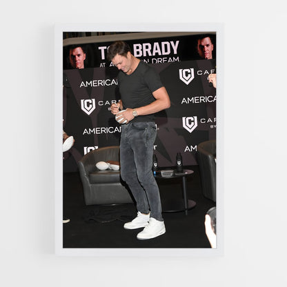 ap-tom brady-1 cadre Blanc