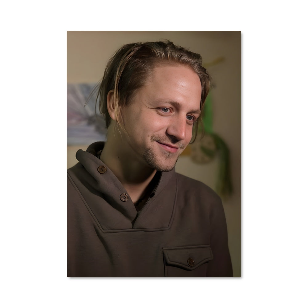 Poster L'Homme au Manteau Brun