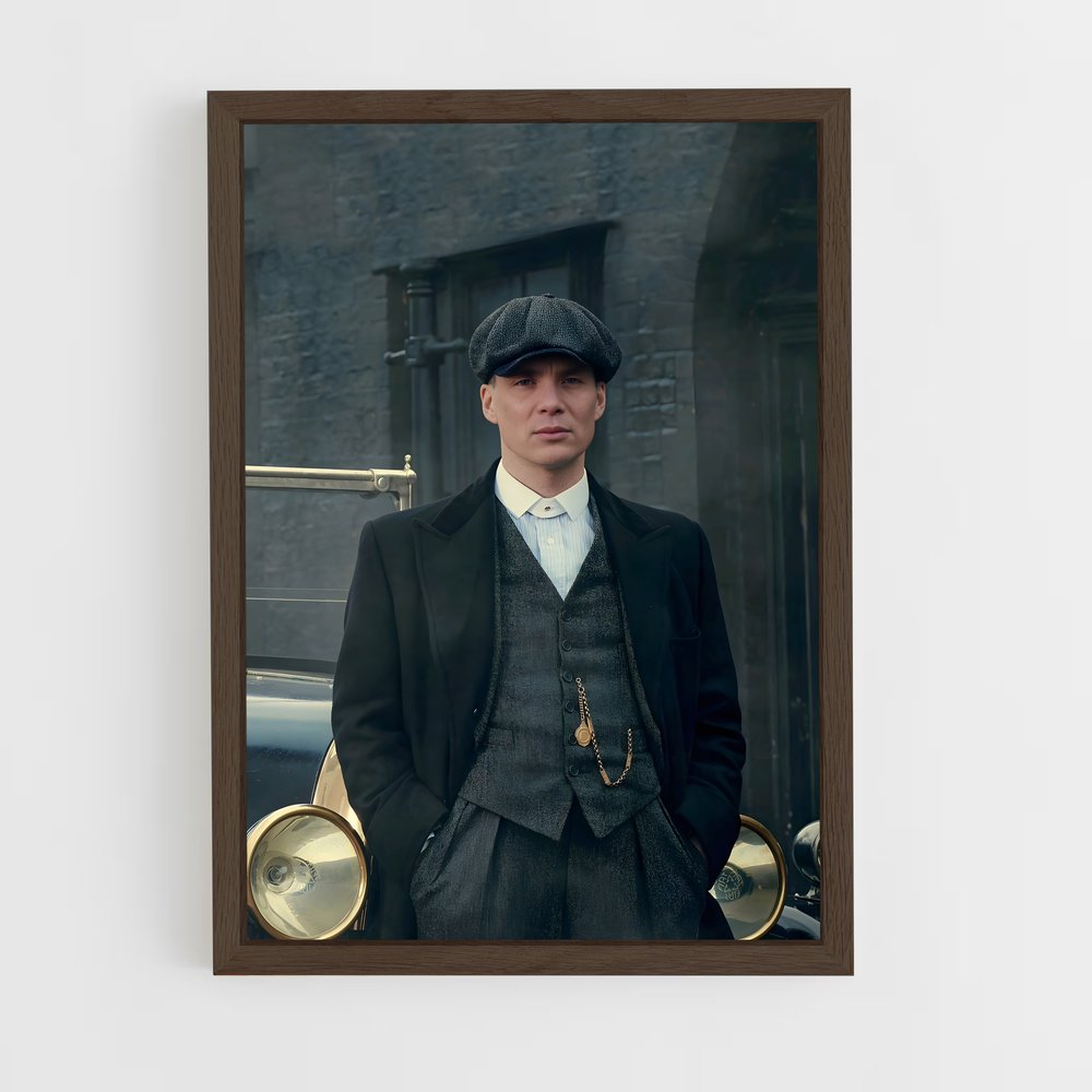 ap-tommy shelby-4 cadre Bois foncé