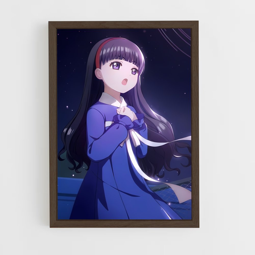 ap-tomoyo daidouji-3 cadre Bois foncé