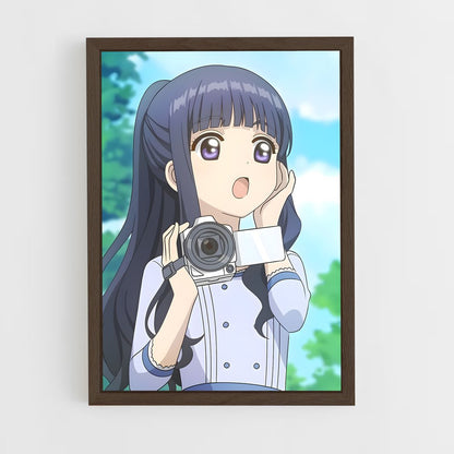 ap-tomoyo daidouji-5 cadre Bois foncé