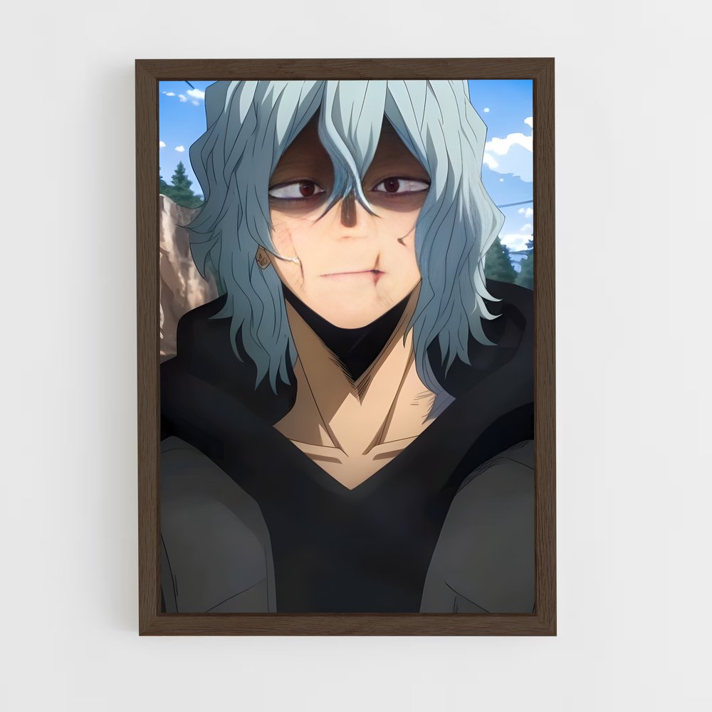 ap-tomura shigaraki-2 cadre Bois foncé