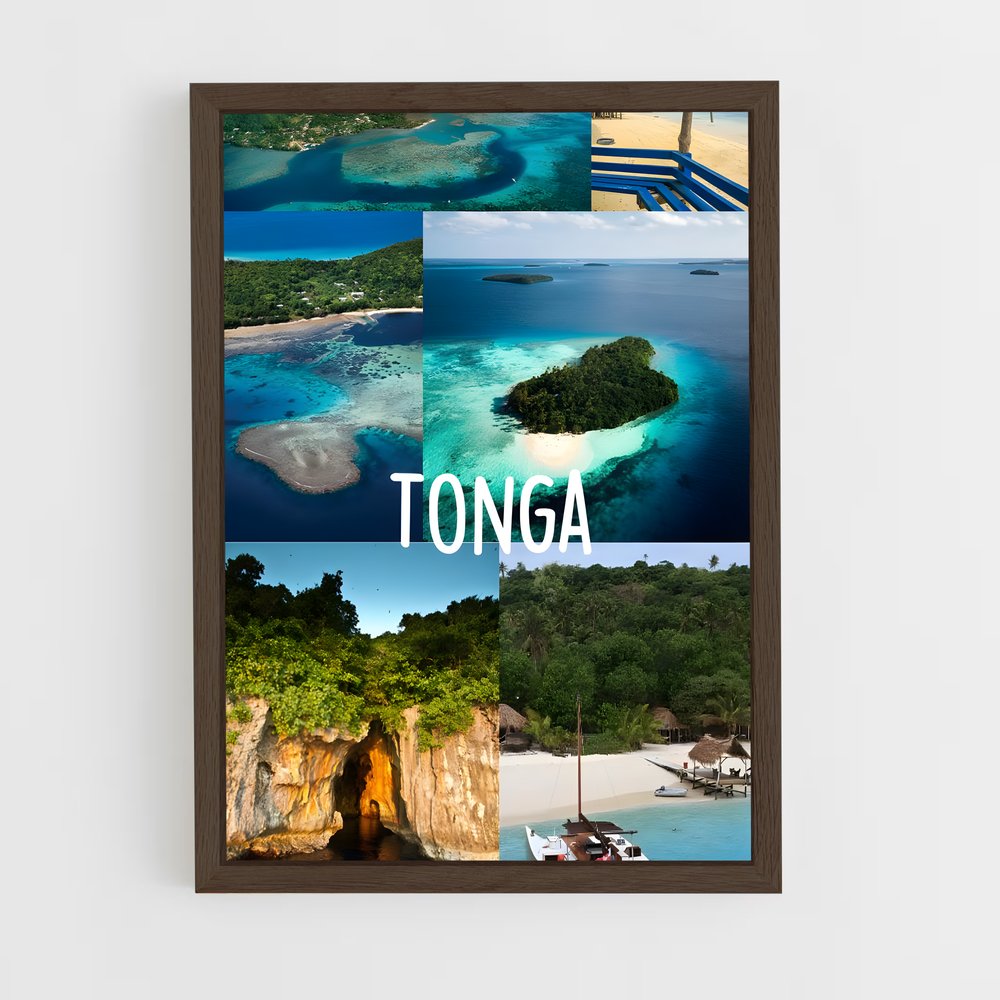ap-tonga-1 cadre Bois foncé