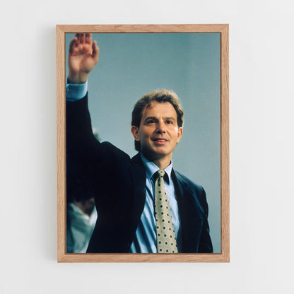 ap-tony blair-4 cadre Bois clair