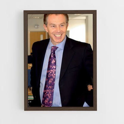ap-tony blair-7 cadre Bois foncé