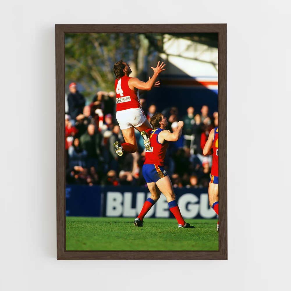 ap-tony lockett-3 cadre Bois foncé