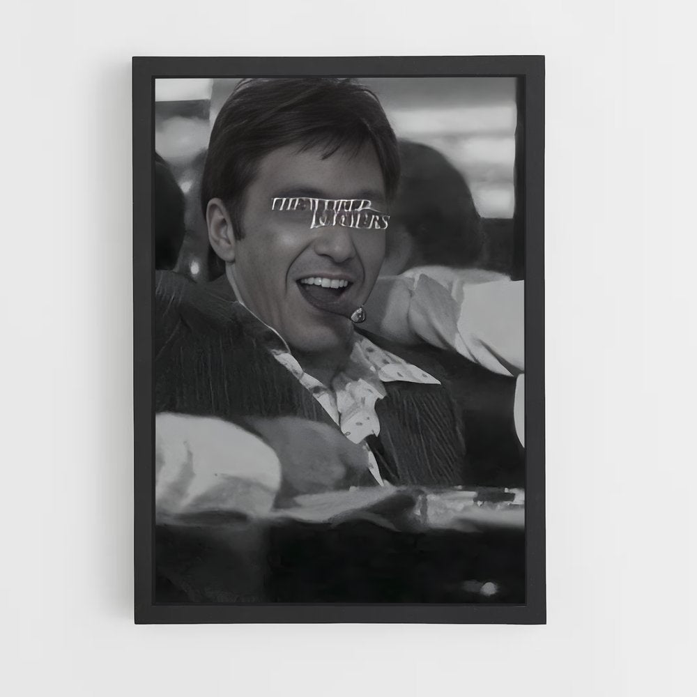 ap-tony montana-10 cadre Noir