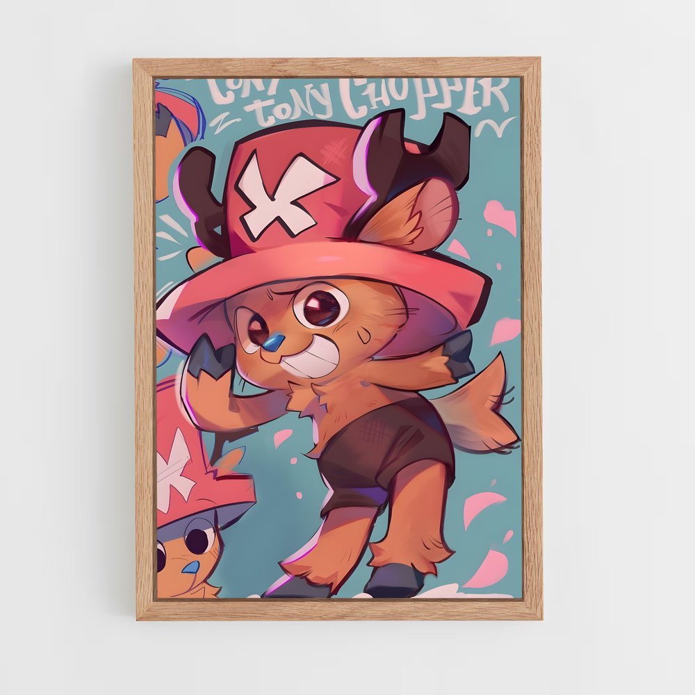 ap-tony tony chopper-1 cadre Bois clair
