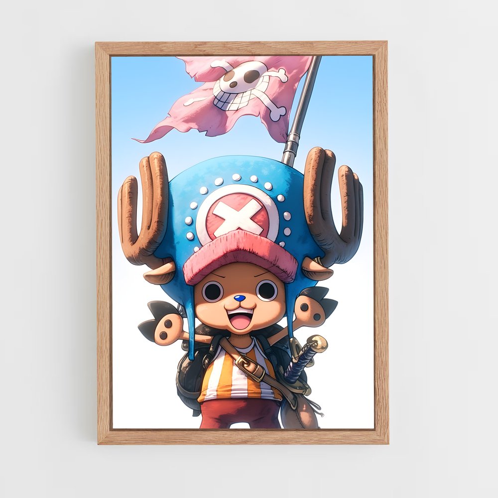 ap-tony tony chopper-2 cadre Bois clair