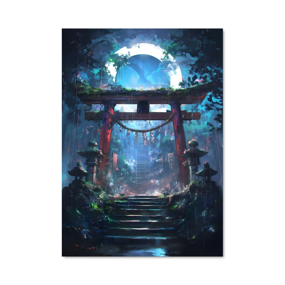 Poster Lune du Torii