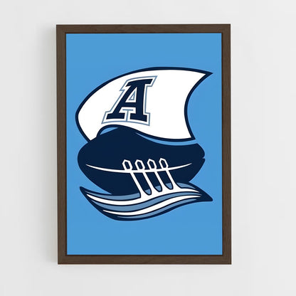 ap-toronto argonauts-3 cadre Bois foncé