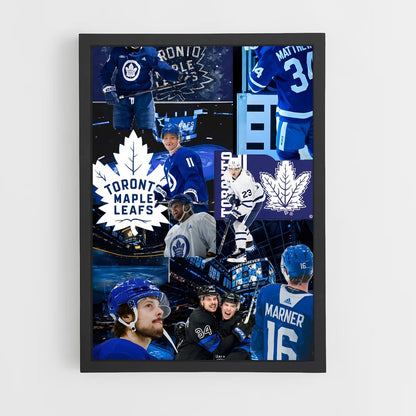 ap-toronto maple leafs-10 cadre Noir