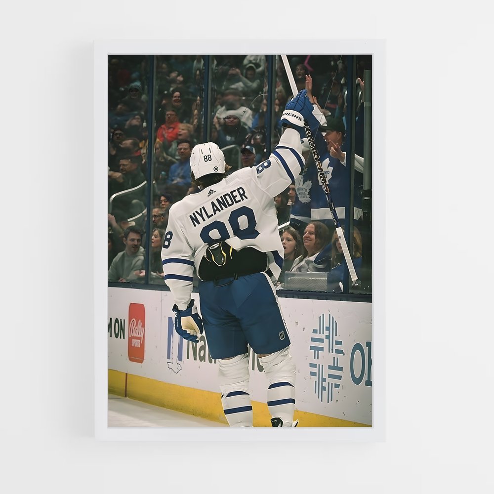 ap-toronto maple leafs-3 cadre Blanc