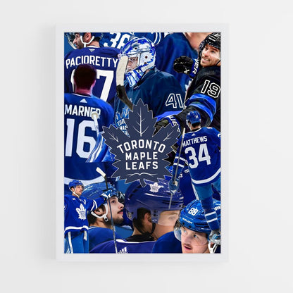 ap-toronto maple leafs-5 cadre Blanc