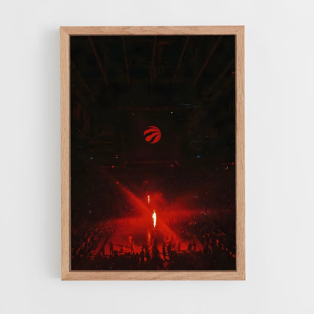 ap-toronto raptors-4 cadre Bois clair