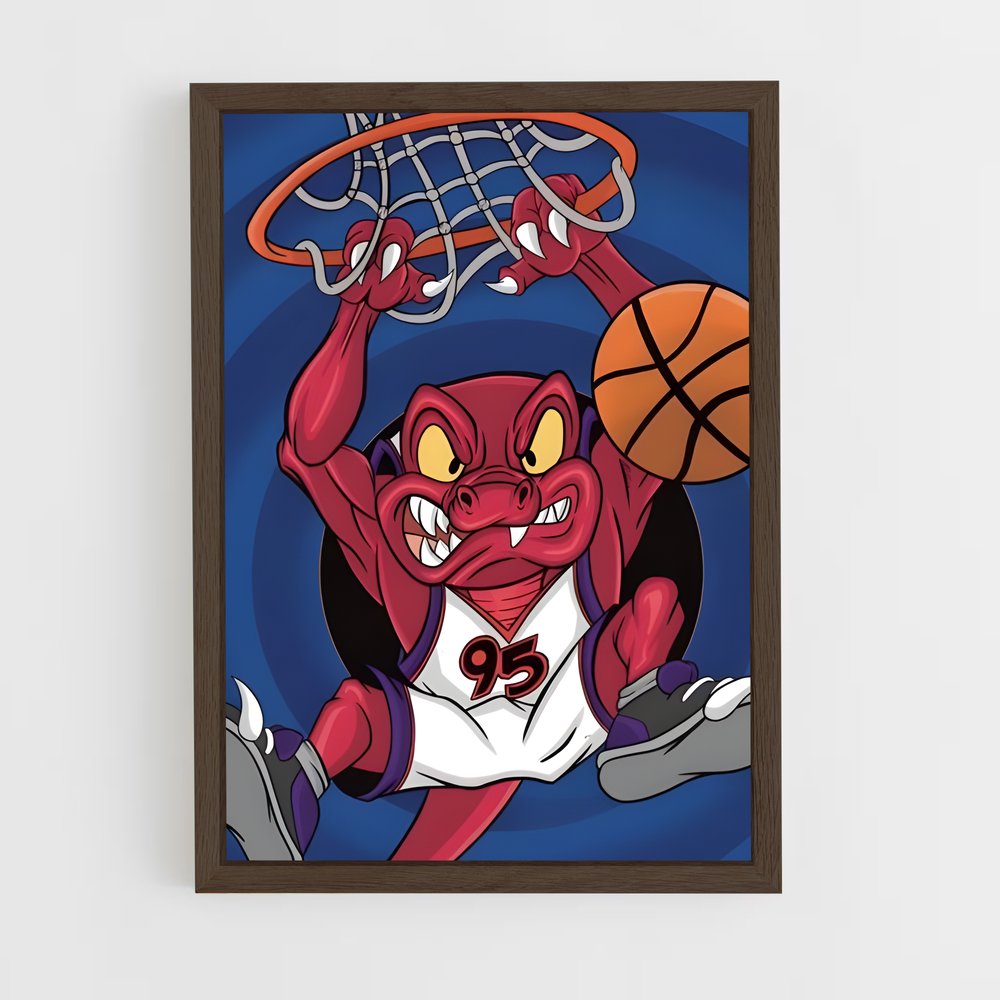 ap-toronto raptors-5 cadre Bois foncé