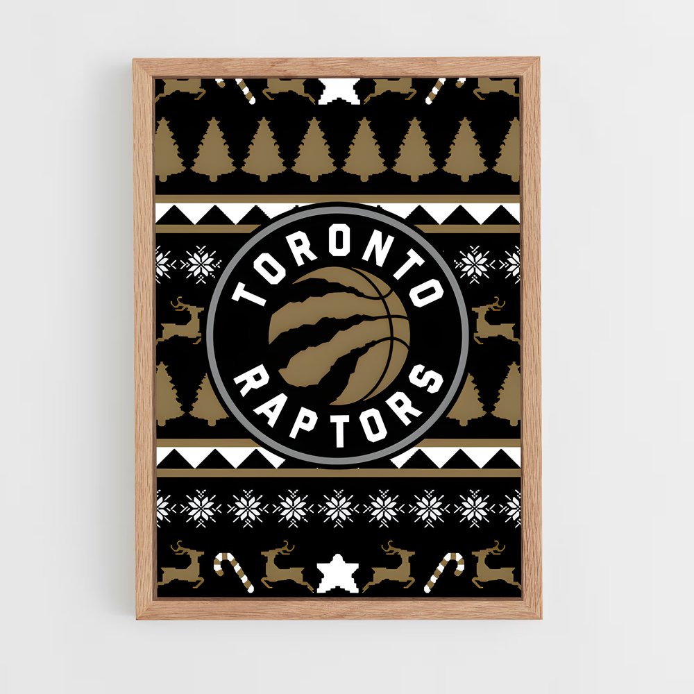 ap-toronto raptors-7 cadre Bois clair