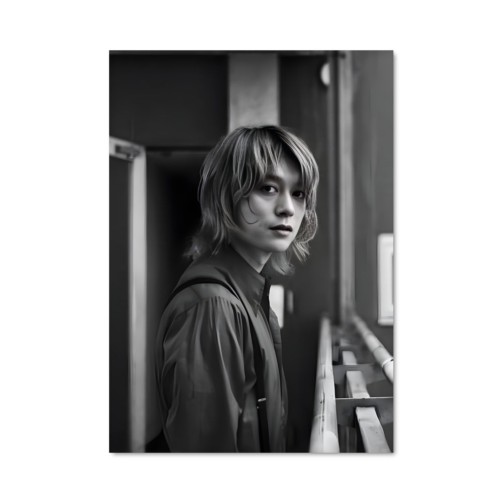 Poster Silence en Noir et Blanc