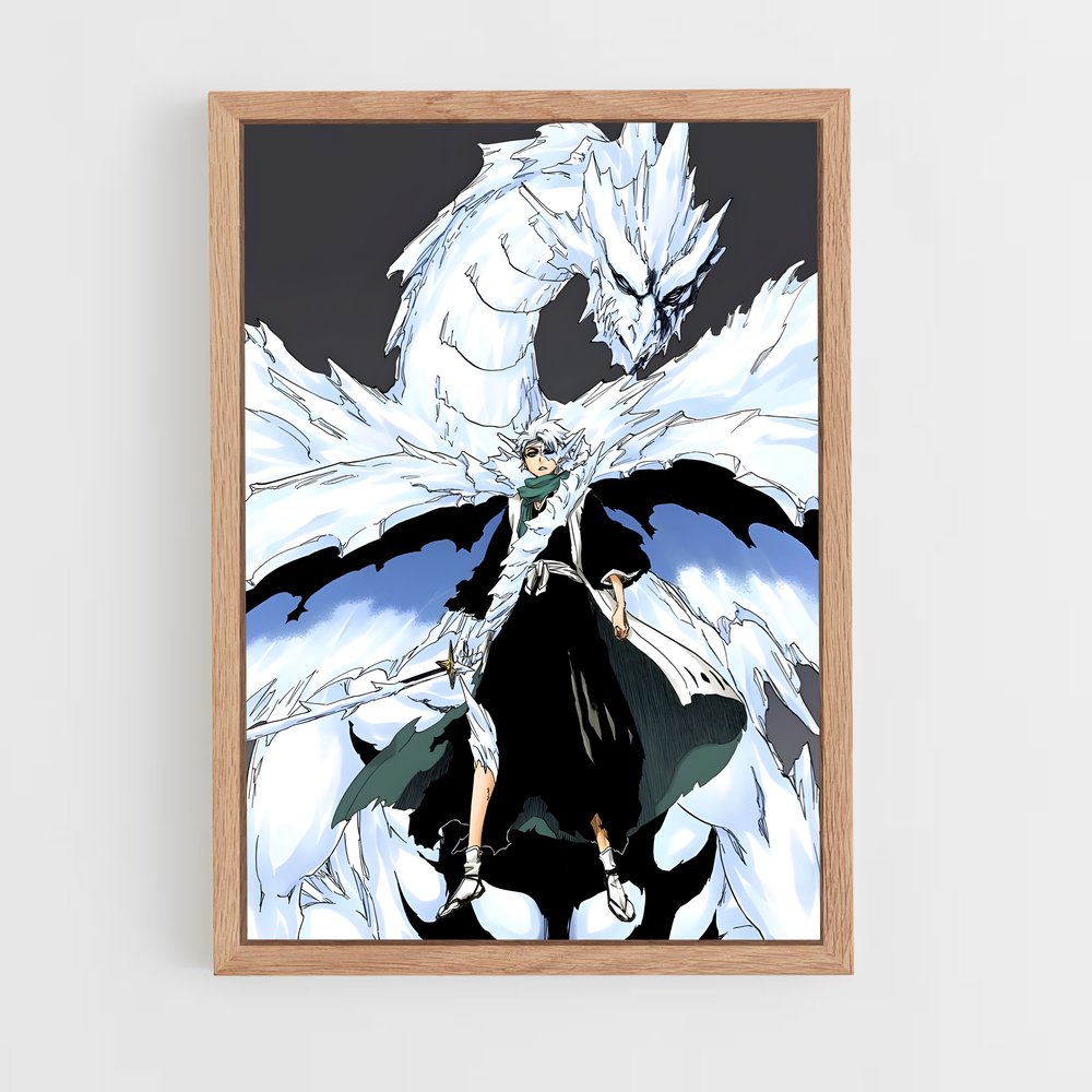 ap-toshiro hitsugaya-3 cadre Bois clair