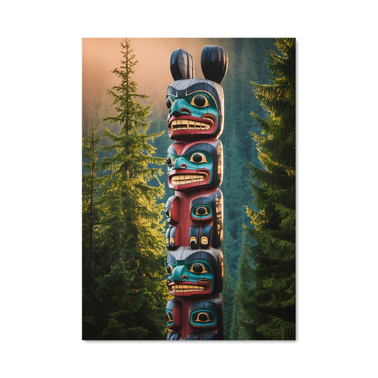 Poster Totem poles 15674