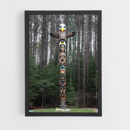 ap-totem pole-7 cadre Noir