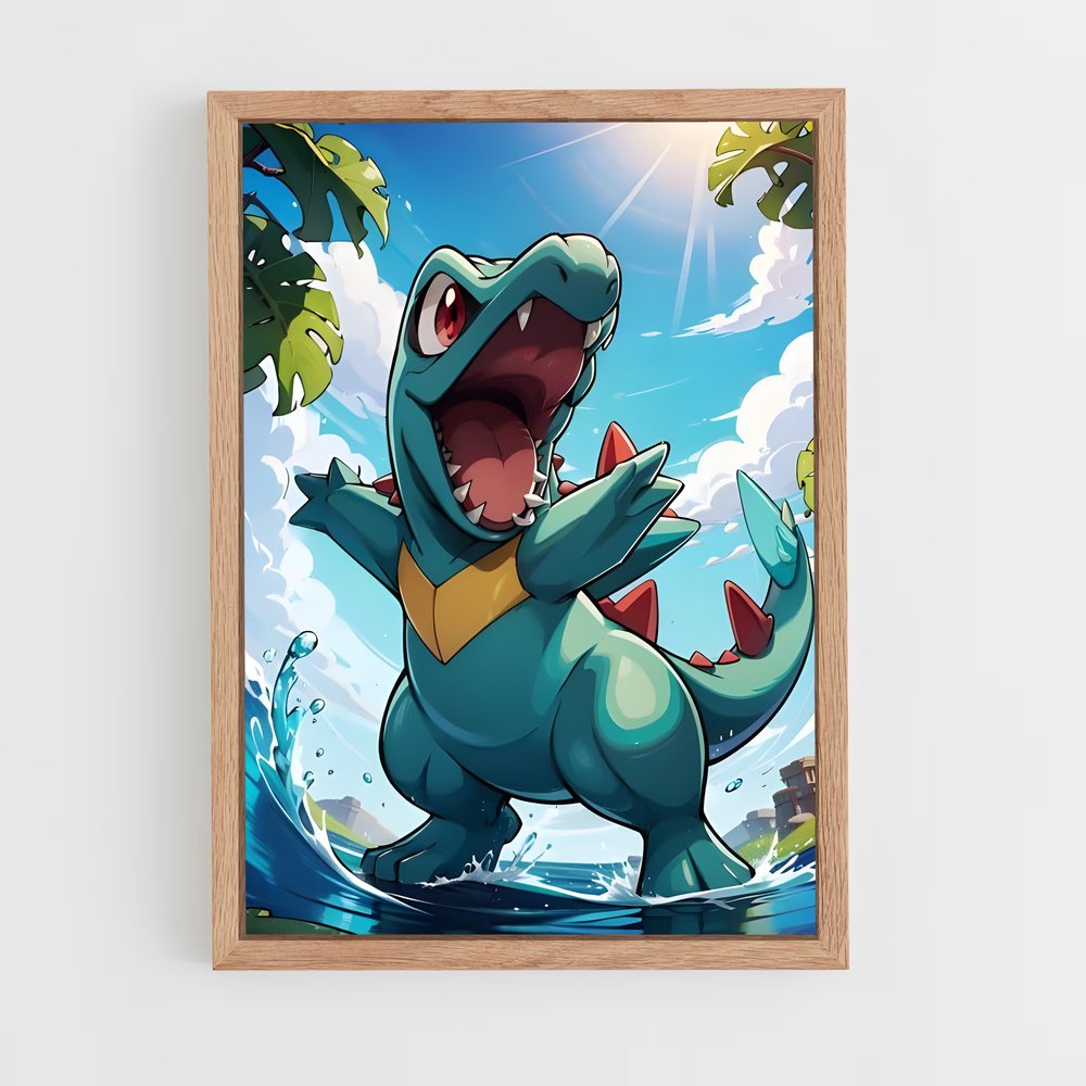 ap-totodile-4 cadre Bois clair