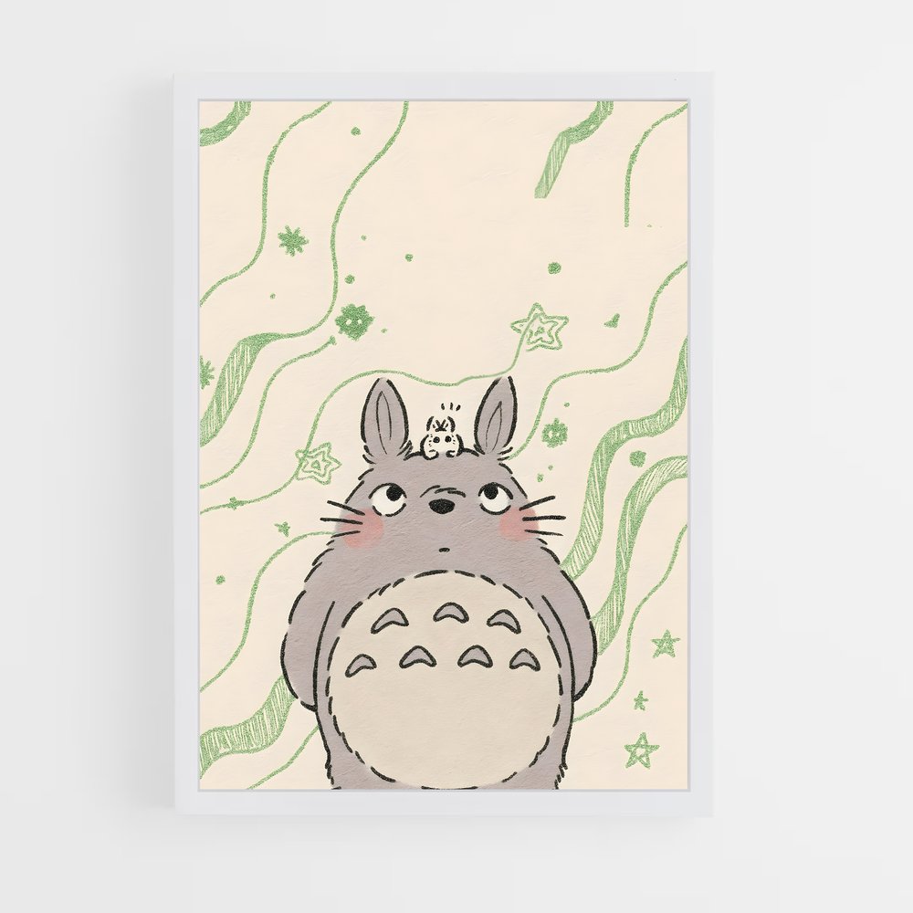 ap-totoro-10 cadre Blanc