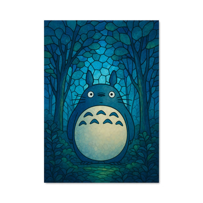 Poster Totoro dans les Bois